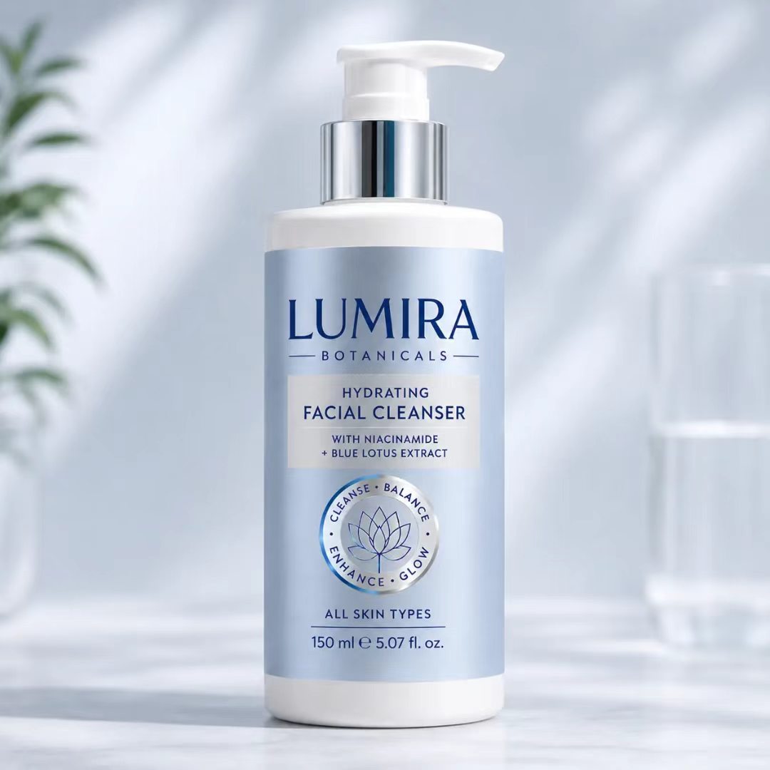 Luxury Skincare Cleanser - Étiquette métallique BOPP personnalisée de luxe