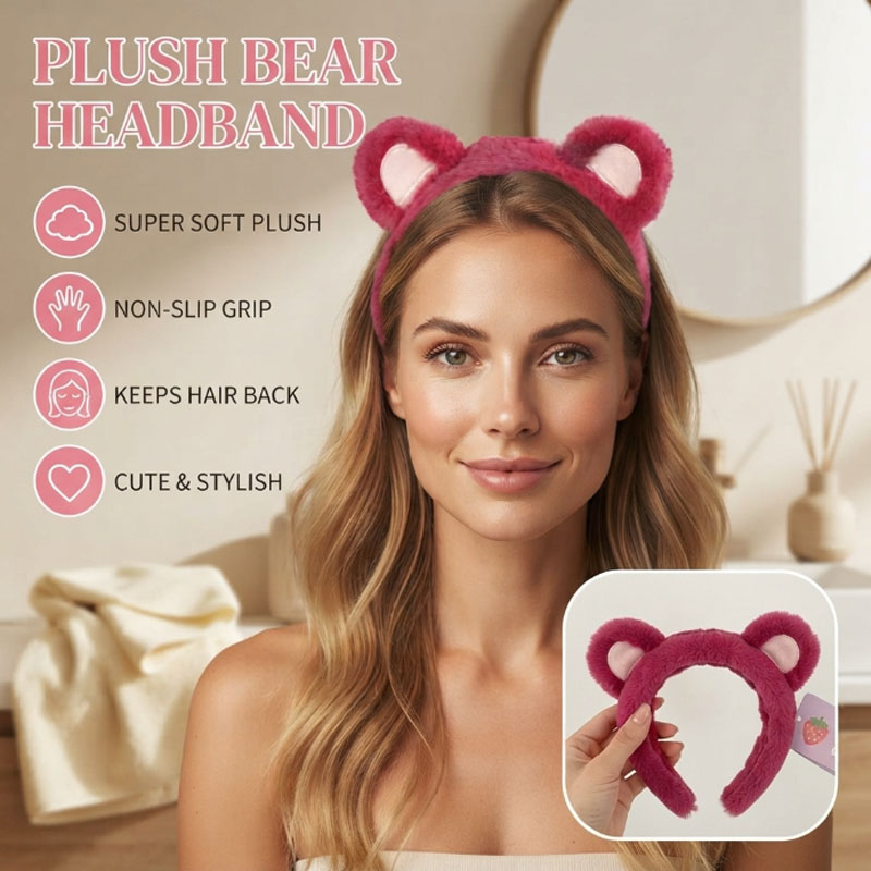 Luxury Skincare For Women - Bandeau en velours de luxe antidérapant